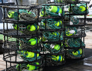 Cages and Fishing Floats Ready © Bonita