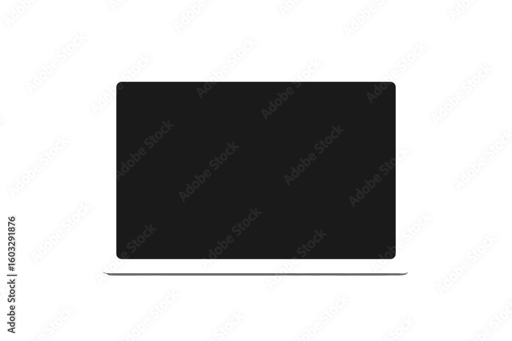 Poster realistic photo card frame mockup. vector for stock. instant picture template with white border. bla