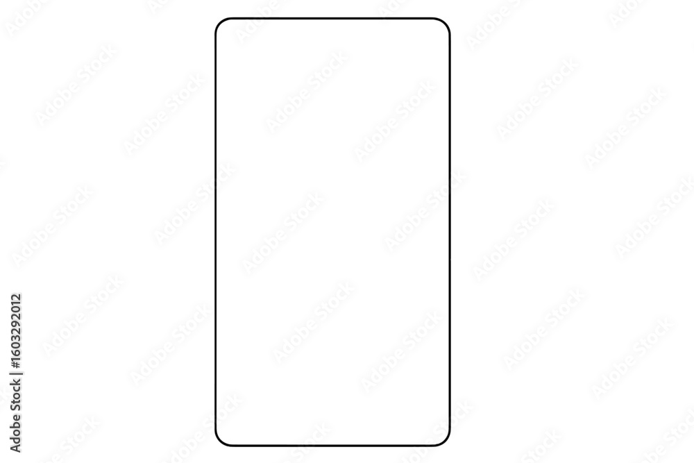Poster smartphone camera interface vector mockup. mobile phone screen with viewfinder, grid, focus, and pho