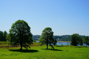 The expanses of the Volga region in the city of Tutaev