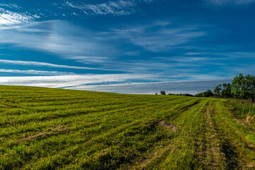Naklejka premium Bodø, la città norvegese a nord del circolo polare artico, tra il Vestfjorden e il Saltjorden