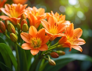 Close-up of vibrant orange flowers (1)