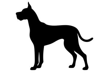 Mini Great Dane Dog Silhouette puppy animal