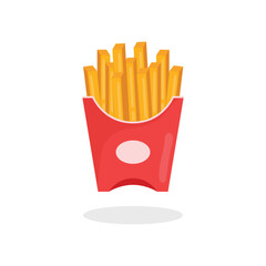 Fried Potatoes Icon Vector Design.