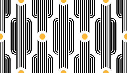 Seamless abstract geometric pattern. Vector Illustration.