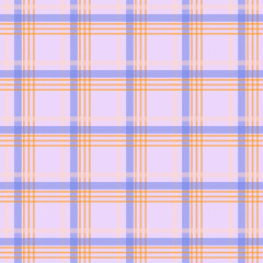 Multicolored vintage autumn plaid pattern seamless tartan check fabric design for textile, fashion and digital backgrounds
