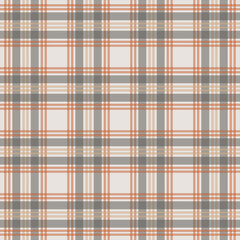 Multicolored vintage autumn plaid pattern seamless tartan check fabric design for textile, fashion and digital backgrounds
