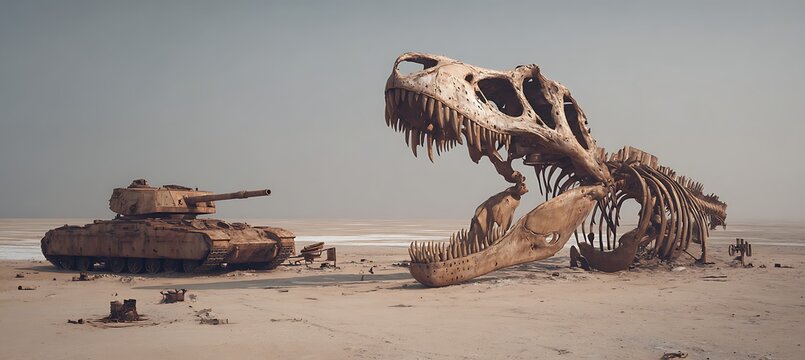 A haunting scene capturing the stillness and sorrow of lifeless wild creatures