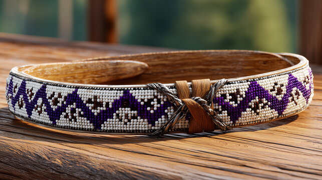 Haudenosaunee Iroquois Hiawatha Wampum Belt