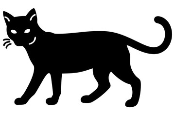 Red Bengal Cat Silhouette feline animal