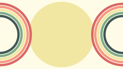 Obraz premium 70s retro lines background. Vintage colourful stripes banner, backdrop and wallpaper vector.retro vintage 70s style stripes background poster lines 