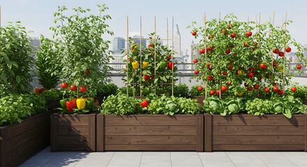 Obraz premium small sustainable garden in an apartment