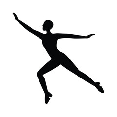silhouette of a man jumping