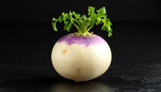Turnip
White root with purple top, mild and slightly peppery. 