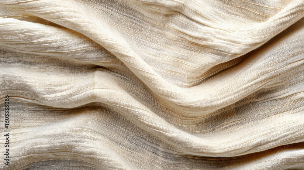 Poster fine linen texture in off white with visible crosshatch pattern creates soft, elegant appearance, pe