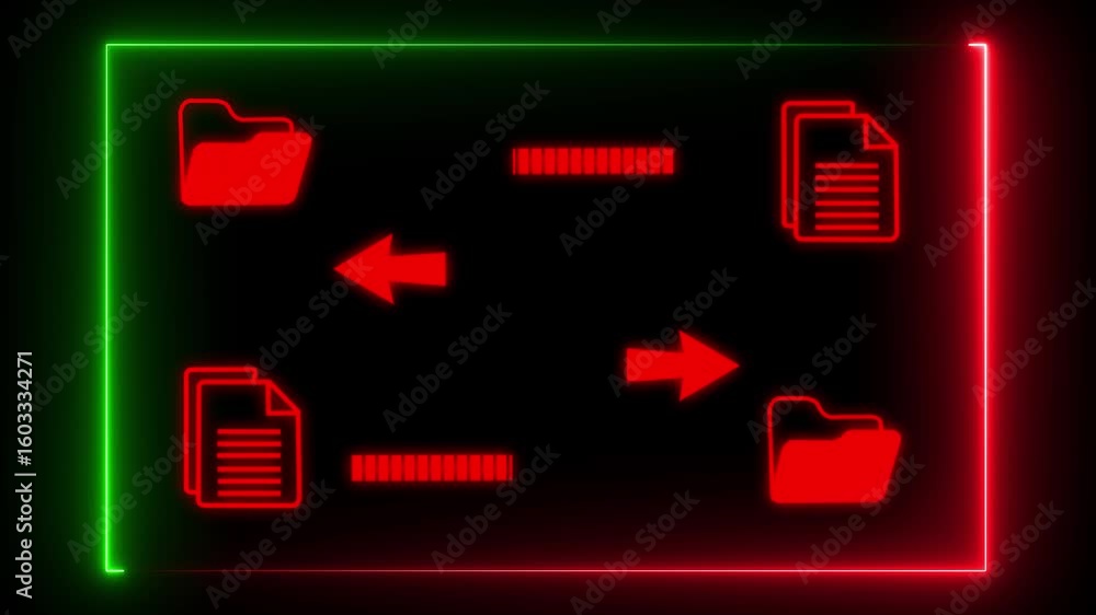 Poster document management system concept (dms) on the transparent background. software for archiving, sear