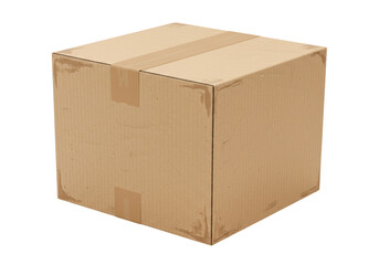 Isolated Cardboard Box Packaging Delivery Shipping