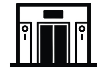 elevators for accessibility vector icon illustrati