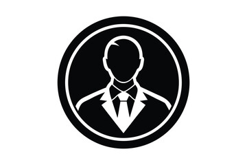professional profile vector icon