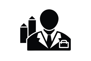sales strategist vector icon