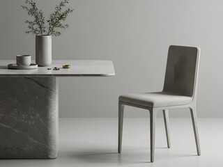 Minimalist dining room: elegance and simplicity in a modern interior
