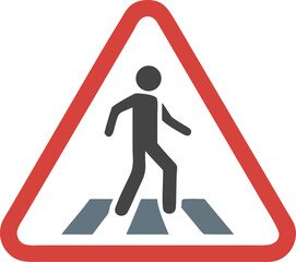 International traffic lights day concept Pedestrian crossing icon. Zebra crossing. Vector icon isolated on white background