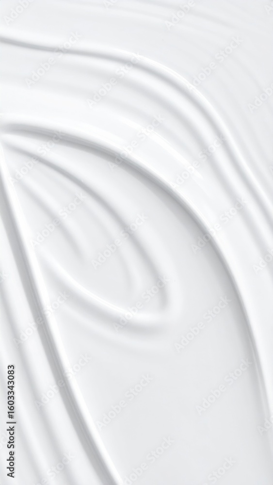 Poster abstract white wave texture background with smooth elegant curves and ripples