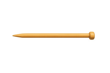 Obraz premium Smooth wooden dowel rod resting horizontally, displaying natural light brown coloration against clean transparent surface