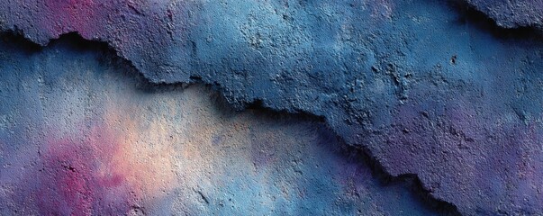 Seamless textured wall pattern with abstract blue and purple gradient