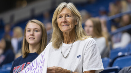 devoted parent cheering for their child at sporting event radiating love and encouragement