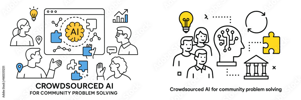 Poster crowdsourced ai contributes to community problem solving through collaboration and data-driven insig
