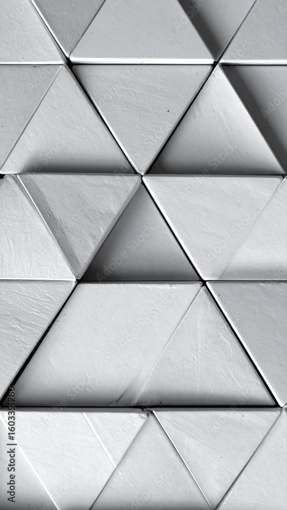 Poster abstract gray triangle geometric tile pattern design texture background