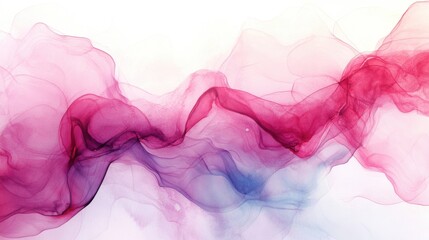 Obraz premium Abstract Alcohol Ink Painting: Serene Pink, Purple, and Blue Fluid Art Background