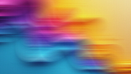 Vibrant abstract brushstrokes of color in motion