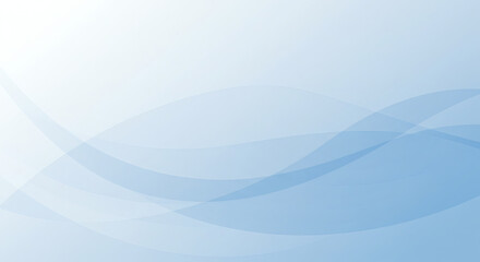 Abstract blue wave background with smooth gradients and minimal design.
