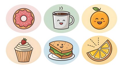 Cute Food Icons