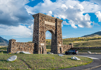 Roosevelt Arch at Gardiner Montana