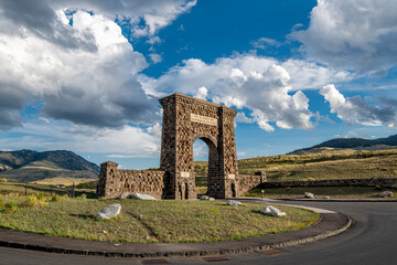 Roosevelt Arch at Gardiner Montana