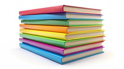 Stack of colorful books