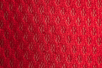 cushion cover made of calico and mesh, fabric texture, cotton