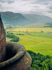 View at Stirling and Forth RIver - Scotland