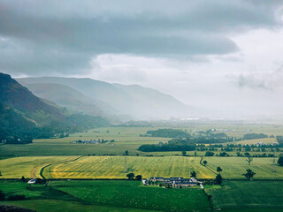 View at Stirling and Forth RIver - Scotland
