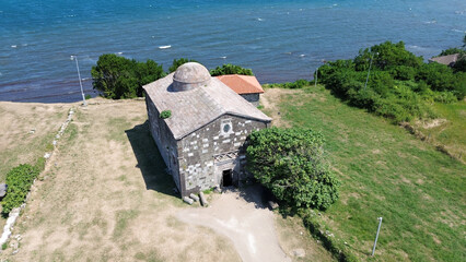 Aerial Photo of Yason Cape Peninsula and Lighthouse, Black Sea, Turkey