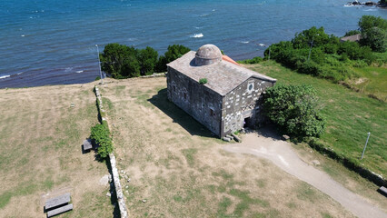 Aerial Photo of Yason Cape Peninsula and Lighthouse, Black Sea, Turkey