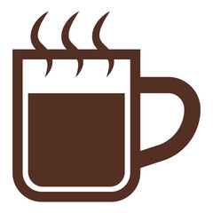 Steaming Coffee Mug Icon