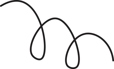 Curved Line with Loops