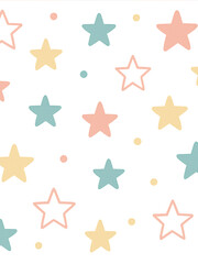 seamless pattern with stars