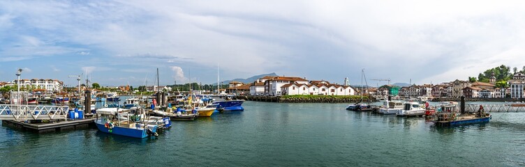 Fototapeta premium Saint-Jean-de-Luz, Nouvelle-Aquitaine, Pyrenees-Atlantiques, France, Europe