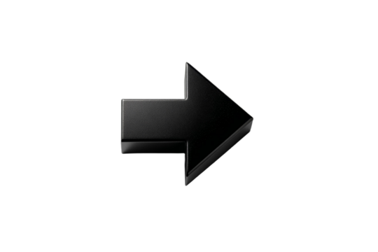 A black arrow pointing to the right