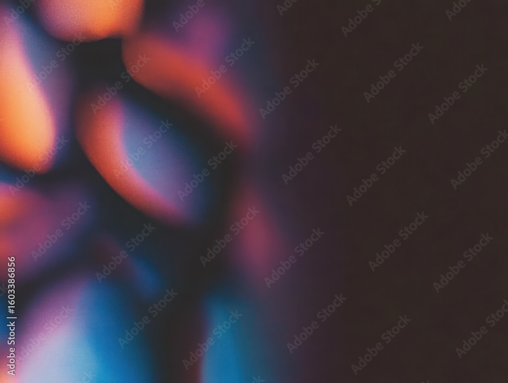 Fototapete abstract blurred gradient background with grainy texture. dynamic color blend for creative poster de